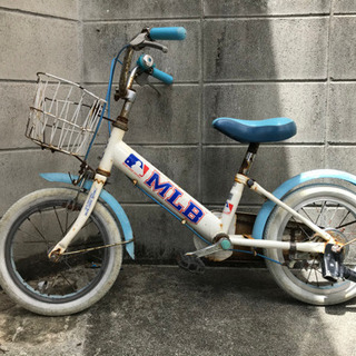 値下げ！子供用自転車　水色