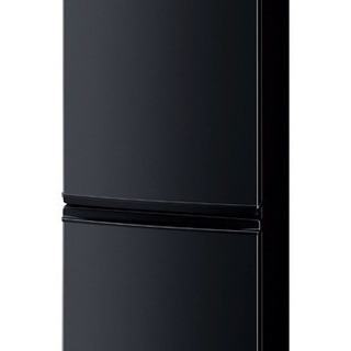 SHARP☆ シャープ 冷蔵庫 つけかえどっちもドアタイプ 137L ブラック黒 SJ-D14B-B
