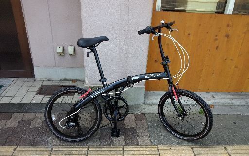 WACHSEN[ヴァクセン]20吋 折り畳み自転車 アルミ/6speed/ブラック 20