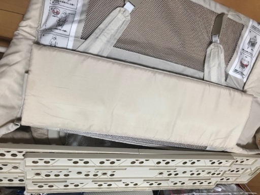 美品 Aprica ココネルエアープラス ベビーベッド ホワイト 洗える