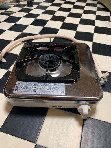 【リサイクルサービス八光　田上店　安心の3か月保証　配達・設置OK】リンナイ家庭用テーブルコンロ RTS-1NDB 1口タイプ ステンレス天板 2018年製