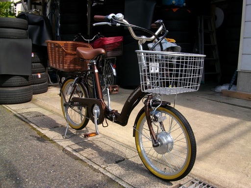 少し値下げ　新古車　電動アシスト自転車　２０インチ　DA２０３配達可能な場合有り。