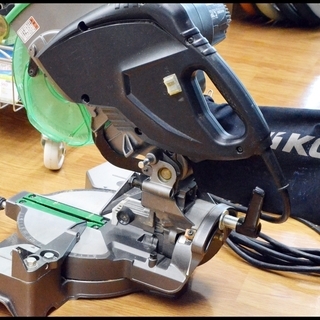 中古 Hikoki 190mm 卓上丸のこ C7FC 両傾斜45° LEDライト付丸