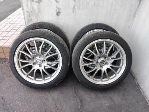 値下げ 215/45R17 100 +50 5H 1本6.7kg ドラゴンスポーツ