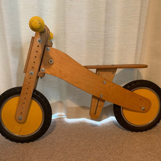 【お譲り先決まりました】ドイツ製　木製　自転車のおもちゃ