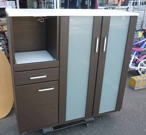 家電ボード キッチンボード 幅1200mm 高さ1150mm レンジボード キッチン収納 食器棚 札幌 東区