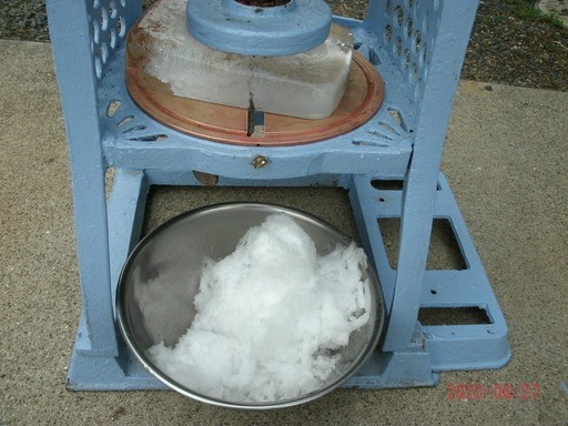 業務用氷削機 ペンギン号 光陽機械製 手動式 かき氷
