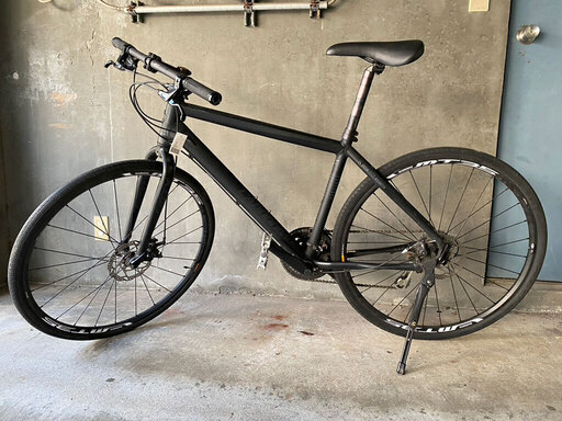 クロスバイク キャノンデール cannondale FATTY 黒 ブラック 大きめ 24段変則