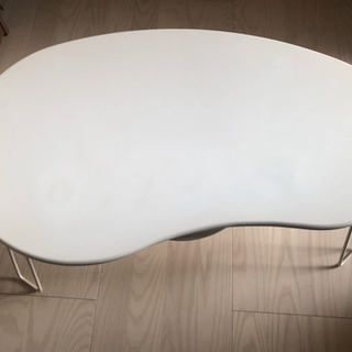 折りたたみ式　ローテーブル（ホワイト）