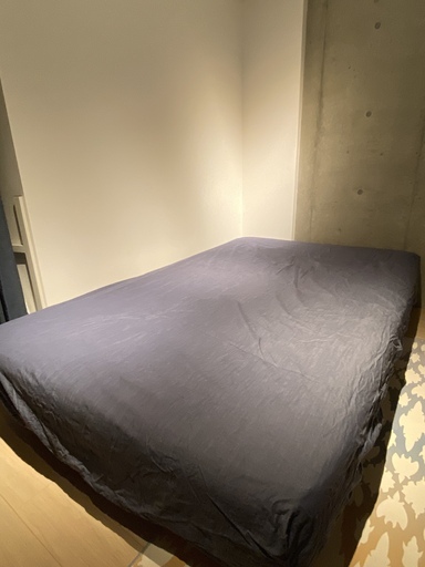 無印良品 ベッド セミダブル 脚付きマットレス ベッドパッド ボックスシーツ付き ケン 文京の家具の中古あげます 譲ります ジモティーで不用品の処分