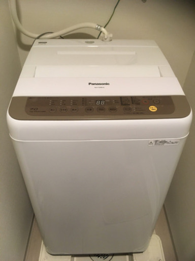 【受付終了】8/5〜7に引き取り可能な方 Panasonic 洗濯機 2016年製 自宅まで取りに来ていただける方