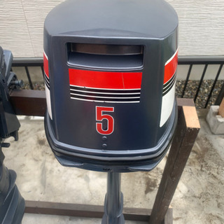 ヤマハ5馬力船外機・エンジン始動済【ジャンク】