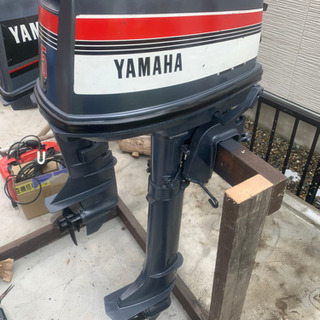 ヤマハ5馬力船外機・エンジン始動済【ジャンク】