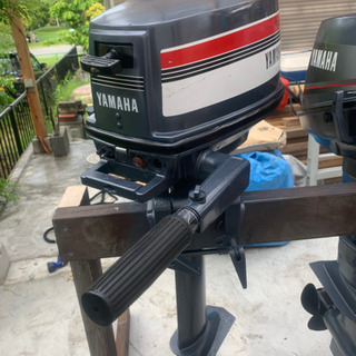 ヤマハ5馬力船外機・エンジン始動済【ジャンク】