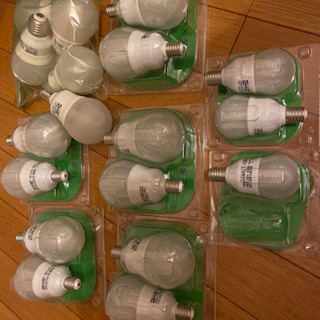 IKEAで買った蛍光灯のような電球　新品14個、中古4個
