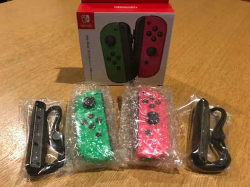 新品未使用　Joy-Con. ネオグリーン/ネオピンク