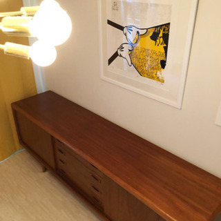 値下 / TEAK SIDEBOARD BY H.P. HANSEN, DENMARK 1960s 北欧 ヴィンテージ ミッドセンチュリー　サイドボード