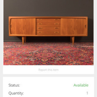 値下 / TEAK SIDEBOARD BY H.P. HANSEN, DENMARK 1960s 北欧 ヴィンテージ ミッドセンチュリー　サイドボード