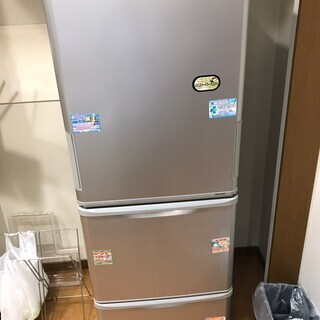 【シャープ】3ドア 冷凍冷蔵庫 350L SJ-WA35B-S ...