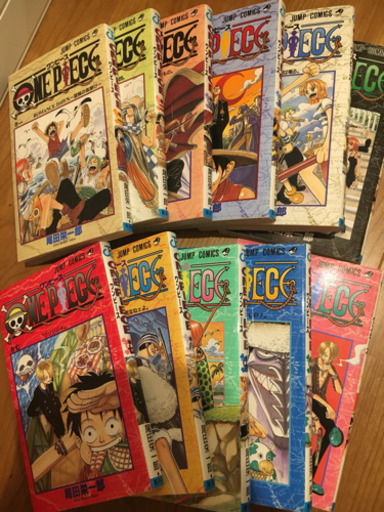 ワンピース 1巻から11巻 ちい 生田のマンガ コミック アニメの中古あげます 譲ります ジモティーで不用品の処分