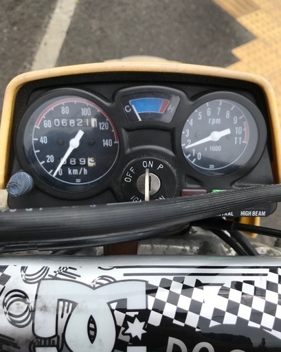 スズキ RA125 走行6900キロ キック1発始動 自賠責34年10月まで スズキ
