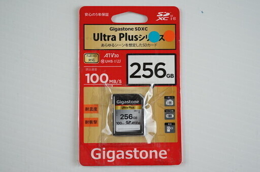 【送料無料】Gigastone　ギガストーン　SDXCカード　256GB　GJSX-256V3A1R　4710405851249