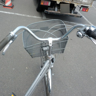 自転車 27インチ パナソニック 3段切替 シルバー 3段変速 SCORCH シティサイクル ペイペイ対応 札幌市西区西野
