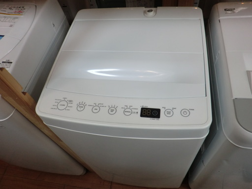 【中古美品】自社配送＆設置可能　ハイアール 全自動洗濯機 洗濯5.5kg amadana TAG Label AT-WM55-WH（ホワイト）2018年製 アマダナ