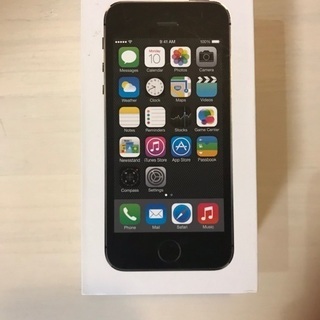 iPhone 5S  black 箱　BOX