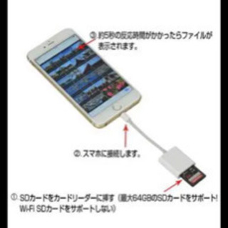 iPhone SDカードリーダー　新品