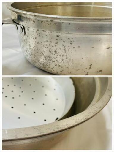 無水鍋アルミ鍋蒸し器鍋4点セットキャンプ用品時短調理調理器具 ウィナーズ 妙興寺の調理器具 鍋 グリル の中古あげます 譲ります ジモティーで不用品の処分