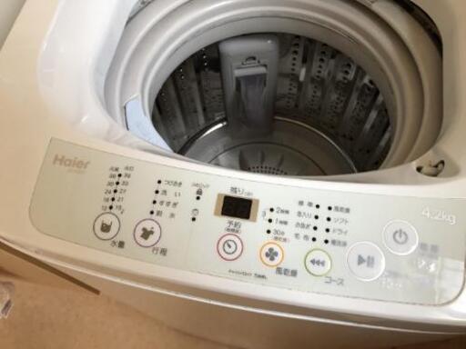 動作問題なし。中古洗濯機を処分。