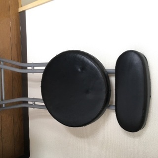ニトリ 折り畳みパイプ椅子 黒