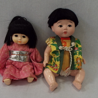 日本人形2体