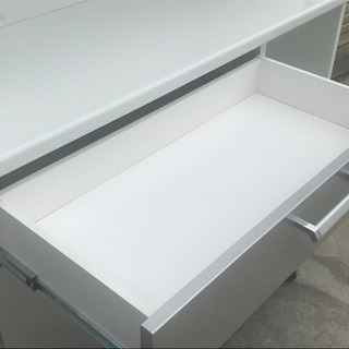 格安で！ユーアイ 食器棚◇フルスライドレール◇シルバー