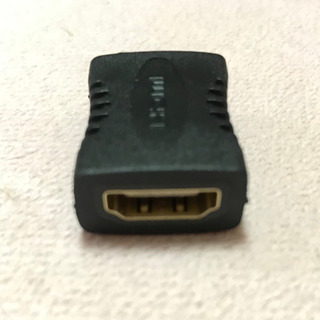 HDMI同士を接続する便利なアダプター郵送可