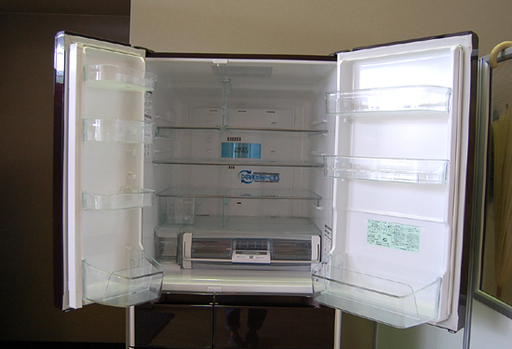 620L 6ドア冷蔵庫 2012年製 日立 R-C6200 600Lクラス クリスタル 