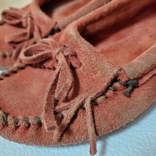 MINNETONKAミネトンカ　赤ペタンコ靴