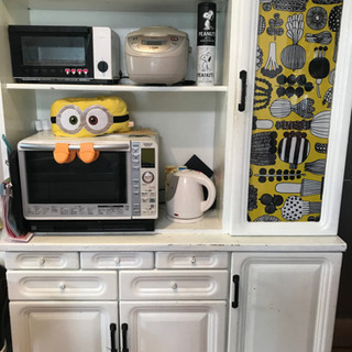 アンティーク食器棚　キッチンボード　かわいい♡marimekko...