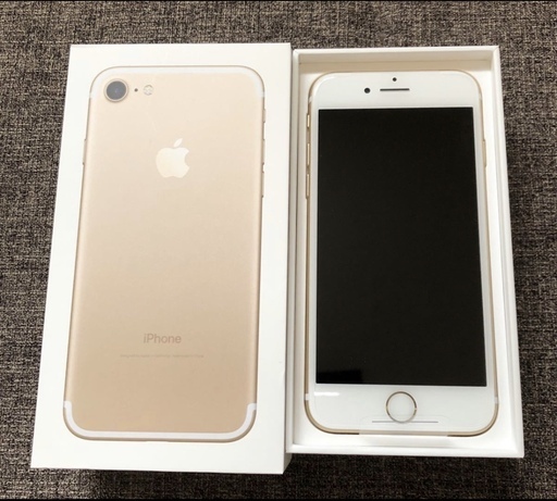 iphone７ 32GBゴルド SIMフリー SIMロック解除済 美品