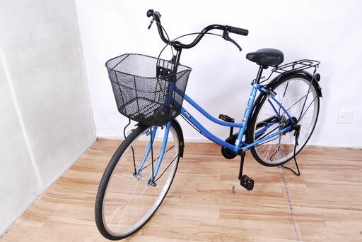 人気ブランド新作豊富 自転車 27インチ affiche 2943 鍵付 直接引取可 エビス 愛知県岡崎市 BAA適合車 青色 その他