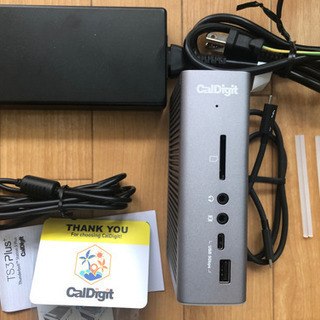 CalDigit TS3 Plus/Thunderbolt Station 3 Plus/Thunderbolt 3 ドッキングステーション（スペースグレイ・0.7mケーブル付き）
