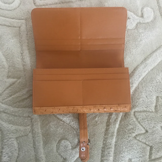未使用　良質オーストリッチ長財布