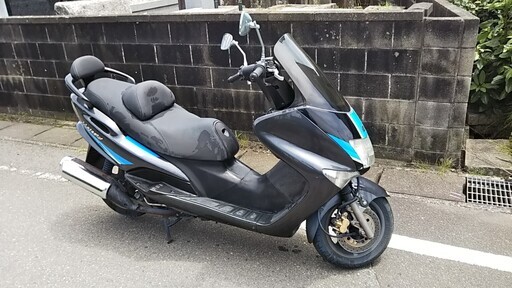 2008年式 YAHAMA　マジェスティ125 FI　ガンメタ　実動車 2008年式 YAHAMA マジェスティ125 FI ガンメタ 実動車 ヤマハ（YAMAHA