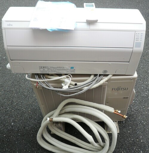 ☆富士通 FUJITSU AS-R22E-W インバーター冷暖房エアコン Rシリーズ◆人感センサー・お掃除エアコン