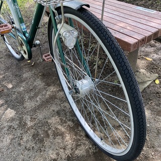 シティサイクル 27インチ ATHLETIC WORKS 外装6段 グリーン