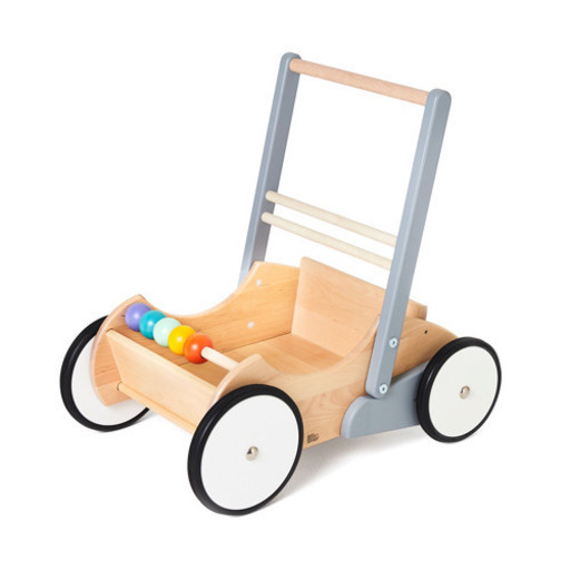 【新品・未使用】ベビーウォーカー ホワイト＆グレー　ボーネルンド