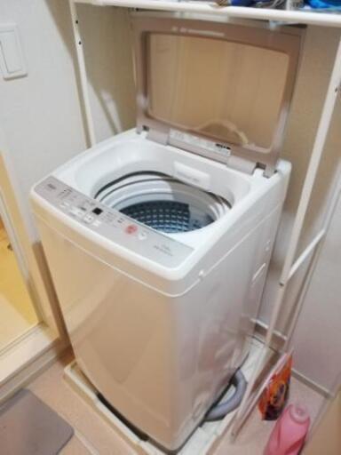 取引中【美品】AQUA 全自動洗濯機 7kg AQW-GV70G(W)