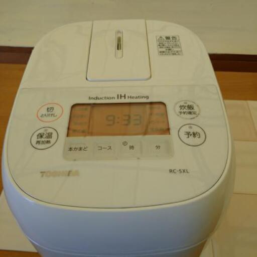 TOSHIBA ３合炊き炊飯器 RC-5XL 2018年