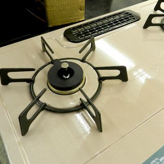 17年製 都市ガス ガステーブル 幅59cm リンナイ ガスコンロ 左強火 RT64JH-L 水無し 片面焼 ☆ PayPay(ペイペイ)決済可能 ☆ 札幌市 北区 屯田